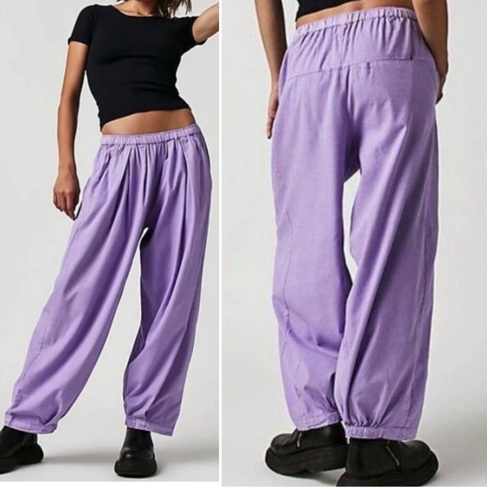 NWT Free People To The Sky Parachute Pants - XS - Lavender